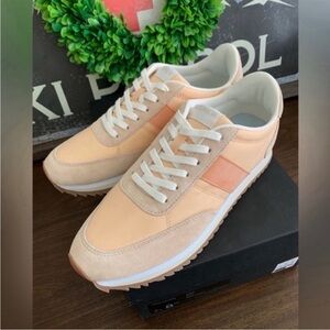 J.Crew Peach Trainer Shoes - NIB size 8.5